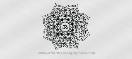Ohm Mandala Decal